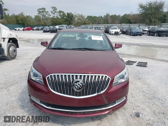 2015 Buick LaCrosse Leather with VIN 1G4GB5GR1FF296173, listed as a IAAI auction lot 41611401 with 56,673 mi miles and . Bid and sale history available at DreamBid. Image 12.