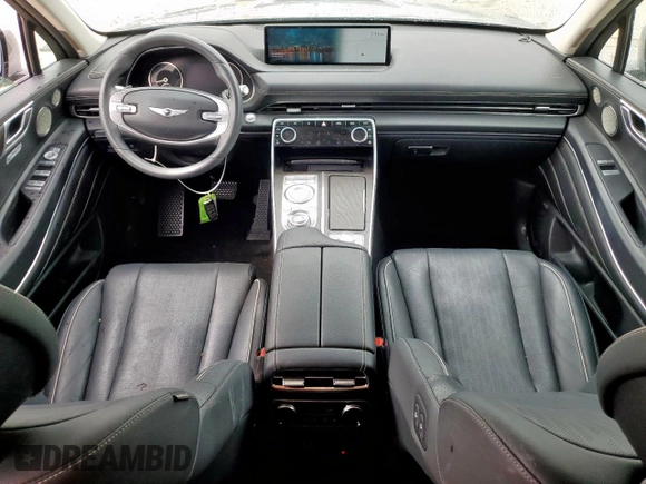 2021 Genesis GV80 with VIN KMUHCESC2MU040722, listed as a Copart auction lot 52934215 with 31,049 mi miles and Clean title. Bid and sale history available at DreamBid. Image 8.
