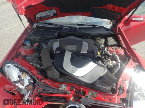 2007 Mercedes-Benz SLK 280 with VIN WDBWK54F77F139757, listed as a Copart auction lot 60968135 with 56,545 mi miles and Salvage title. Bid and sale history available at DreamBid. Image 11.