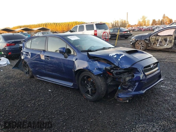 2017 Subaru WRX Limited with VIN JF1VA1L61H9800215, listed as a IAAI auction lot 40802029 with 83,099 mi miles. Bid and sale history available at carsss.com. Image 1.