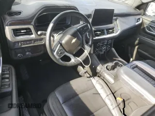 2023 Chevrolet Suburban LT with VIN 1GNSCCKD2PR195582, listed as a Copart auction lot 84453924 with 46,695 mi miles and Salvage title. Bid and sale history available at DreamBid. Image 8.
