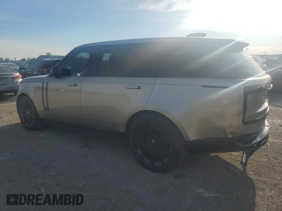 2025 Land Rover Range Rover SE with VIN SALKPBFU6SA291703, listed as a Copart auction lot 63094105 with 2,577 mi miles and Salvage title. Bid and sale history available at DreamBid. Image 2.