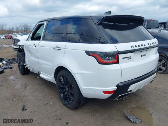 2020 Land Rover Range Rover Sport HST with VIN SALWS2RU0LA733551, listed as a IAAI auction lot 41821701 with 65,746 mi miles. Bid and sale history available at carsss.com. Image 3.