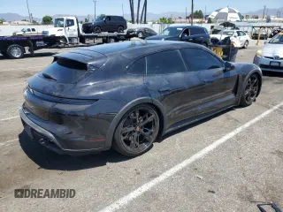 2024 Porsche Taycan 4 with VIN WP0BA2Y16RSA60206, listed as a Copart auction lot 62514854 with 753 mi miles and Salvage title. Bid and sale history available at DreamBid. Image 3.