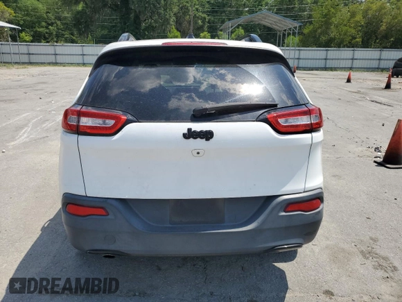2018 Jeep Cherokee Latitude with VIN 1C4PJLCB1JD557116, listed as a Copart auction lot 57663885 with 108,289 mi miles and Salvage title. Bid and sale history available at DreamBid. Image 6.