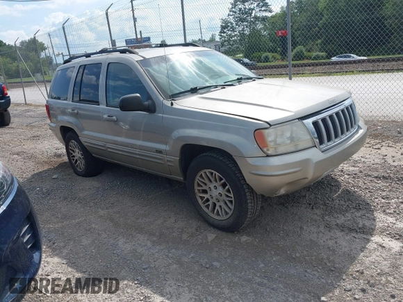 2004 Jeep Grand Cherokee Limited with VIN 1J8GW58N04C227468, listed as a IAAI auction lot 42615168 with 163,472 mi miles and . Bid and sale history available at DreamBid. Image 1.