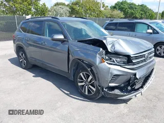 2022 Volkswagen Atlas SE with VIN 1V2DP2CA9NC542764, listed as a IAAI auction lot 42169444 with 33,506 mi miles and . Bid and sale history available at DreamBid. Image 1.