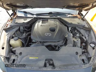 2018 Infiniti Q50 2.0t LUXE with VIN JN1CV7AR1JM280514, listed as a IAAI auction lot 41795656 with 82,496 mi miles. Bid and sale history available at carsss.com. Image 10.