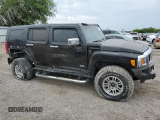 2006 Hummer H3 with VIN 5GTDN136468220074, listed as a Copart auction lot 55168725 with 175,119 mi miles and Salvage Title. Bid and sale history available at DreamBid. Image 4.