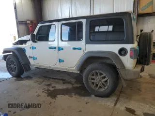 2024 Jeep Wrangler Willys с VIN 1C4PJXDG6RW226257, выставлен на аукционе Copart как лот 45560835 с пробегом 22 107 миль миль и Списание • Salvage title. История ставок и продаж доступна на DreamBid. Изображение 2.