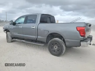 2016 Nissan Titan S with VIN 1N6BA1F14GN517646, listed as a Copart auction lot 46037735 with 147,654 mi miles and Salvage title. Bid and sale history available at DreamBid. Image 2.