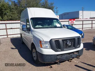 2015 Nissan NV SV with VIN 1N6AF0LY1FN801839, listed as a IAAI auction lot 41229998 with 144,687 mi miles. Bid and sale history available at carsss.com. Image 1.