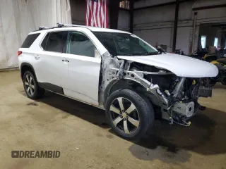 2020 Chevrolet Traverse LT with VIN 1GNEVHKW9LJ236935, listed as a Copart auction lot 56395265 with 102,336 mi miles and Salvage title. Bid and sale history available at DreamBid. Image 4.