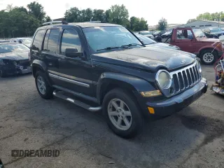 2005 Jeep Liberty Limited with VIN 1J8GL58K05W711624, listed as a Copart auction lot 62479315 with 138,904 mi miles and Salvage title. Bid and sale history available at DreamBid. Image 4.