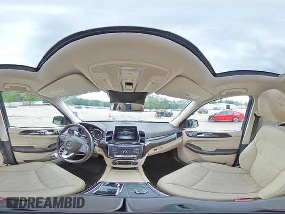 2017 Mercedes-Benz GLS 450 with VIN 4JGDF6EE0HA786200, listed as a Copart auction lot 59059465 with 151,829 mi miles and Salvage title. Bid and sale history available at DreamBid. Image 15.