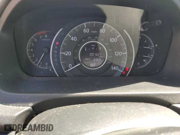 2015 Honda CR-V EX-L with VIN 5J6RM3H71FL005904, listed as a Copart auction lot 53820825 with 91,525 mi miles and Salvage Title. Bid and sale history available at carsss.com. Image 9.