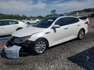 2016 Kia Optima EX with VIN 5XXGU4L30GG011508, listed as a Copart auction lot 53524275 with 128,307 mi miles and Salvage title. Bid and sale history available at DreamBid. Image 1.