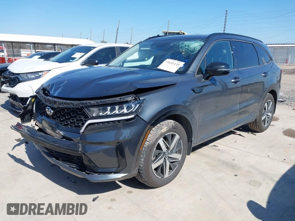 2021 Kia Sorento S with VIN 5XYRL4LC4MG045731, listed as a IAAI auction lot 41631135 with 35,441 mi miles and . Bid and sale history available at DreamBid. Image 18.