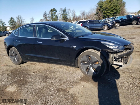 2018 Tesla Model 3 Long Range Battery with VIN 5YJ3E1EB5JF113234, listed as a Copart auction lot 49172345 with 196,225 mi miles and Salvage Title. Bid and sale history available at carsss.com. Image 4.