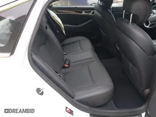2015 Hyundai Genesis 3.8L with VIN KMHGN4JEXFU037569, listed as a IAAI auction lot 41957191 with 45,242 mi miles. Bid and sale history available at carsss.com. Image 8.