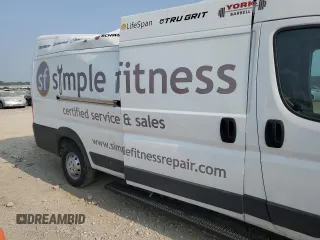 2018 Ram ProMaster Cargo with VIN 3C6URVJG7JE101374, listed as a Copart auction lot 64867084 with 88,159 mi miles and Salvage Title. Bid and sale history available at carsss.com. Image 10.