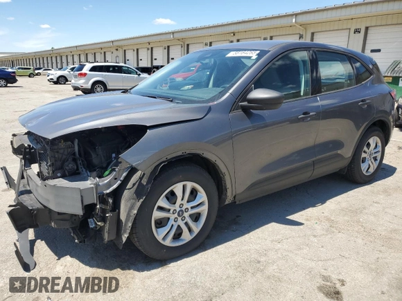 2021 Ford Escape S with VIN 1FMCU0F6XMUA30212, listed as a Copart auction lot 58164265 with 72,527 mi miles and Salvage title. Bid and sale history available at DreamBid. Image 1.