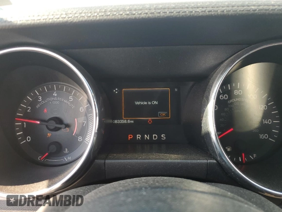 2017 Ford Mustang EcoBoost with VIN 1FA6P8TH6H5356916, listed as a Copart auction lot 55856225 with 83,358 mi miles and Salvage title. Bid and sale history available at DreamBid. Image 9.