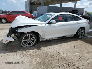 2019 BMW 4 Series 430i with VIN WBA4J1C55KBM16397, listed as a Copart auction lot 45534395 with 0 mi miles and Clean Title. Bid and sale history available at carsss.com. Image 1.