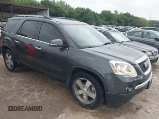 2011 GMC Acadia SLT1 with VIN 1GKKRRED7BJ152423, listed as a IAAI auction lot 42157733 with 265,765 mi miles. Bid and sale history available at carsss.com. Image 1.