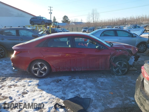 2023 Hyundai Elantra SEL with VIN KMHLS4AG3PU450699, listed as a IAAI auction lot 41336246 with 55,830 mi miles and . Bid and sale history available at DreamBid. Image 13.