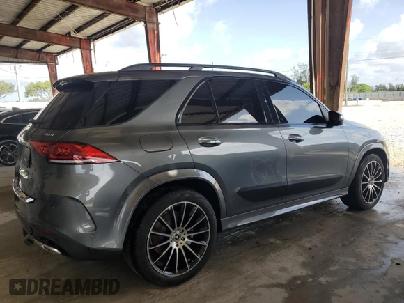 2020 Mercedes-Benz GLE 350 with VIN 4JGFB4KB8LA081544, listed as a Copart auction lot 59855865 with 62,879 mi miles and Non repairable. Bid and sale history available at DreamBid. Image 3.