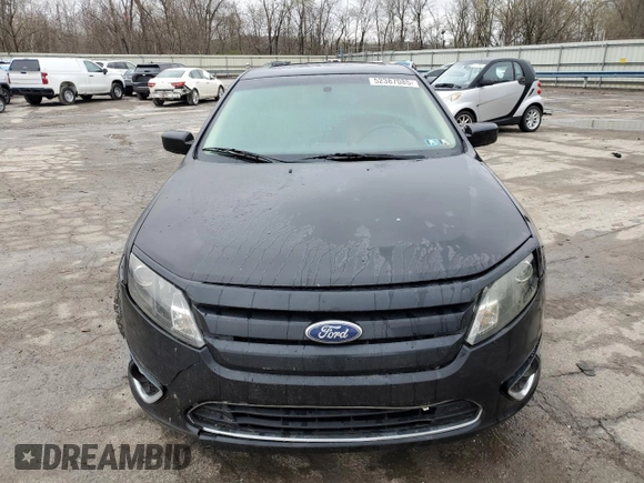 2011 Ford Fusion SEL with VIN 3FAHP0JA8BR266395, listed as a Copart auction lot 52387085 with 137,930 mi miles and Salvage Title. Bid and sale history available at carsss.com. Image 5.