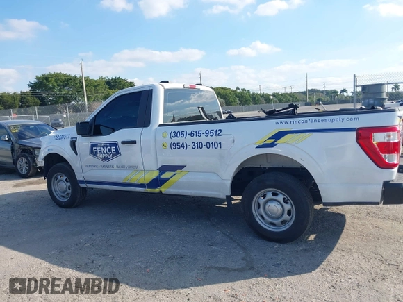 2023 Ford F-150 XL with VIN 1FTMF1CP7PKG21586, listed as a IAAI auction lot 41473326 with 19,008 mi miles and . Bid and sale history available at carsss.com. Image 15.