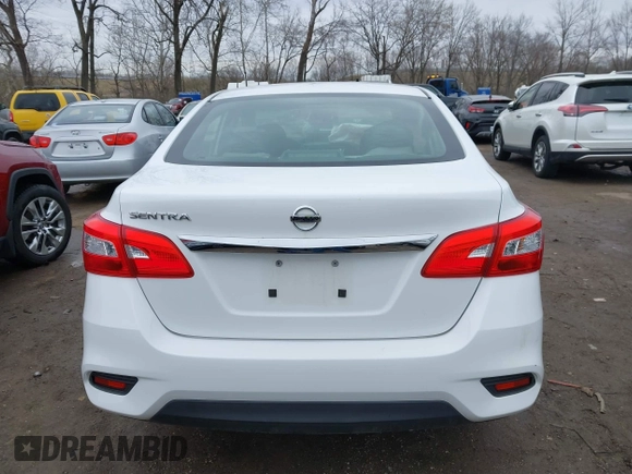 2017 Nissan Sentra SV with VIN 3N1AB7AP9HY312390, listed as a IAAI auction lot 41723913 with 119,391 mi miles. Bid and sale history available at carsss.com. Image 16.