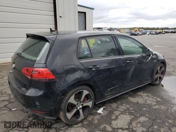 2017 Volkswagen Golf GTI Autobahn with VIN 3VW547AU6HM015631, listed as a Copart auction lot 69830484 with 0 mi miles and Salvage Title. Bid and sale history available at carsss.com. Image 3.