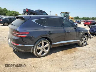 2024 Genesis GV80 with VIN KMUHCESC9RU197445, listed as a Copart auction lot 58260184 with Not Provided miles and Salvage Title. Bid and sale history available at DreamBid. Image 3.