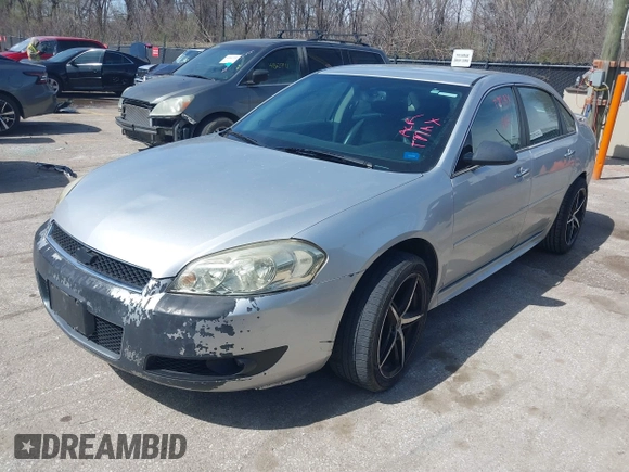 2013 Chevrolet Impala LTZ with VIN 2G1WC5E38D1235332, listed as a IAAI auction lot 41891472 with 137,567 mi miles and . Bid and sale history available at DreamBid. Image 2.