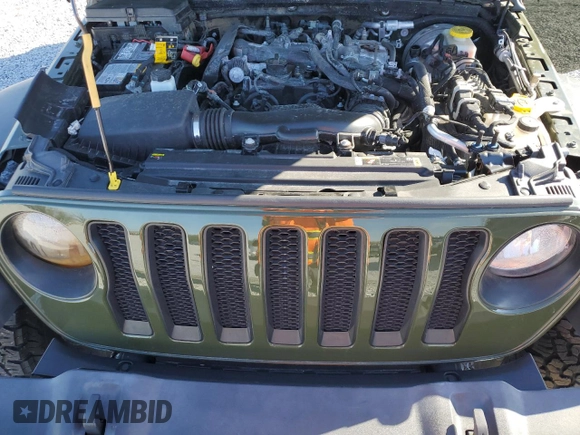 2023 Jeep Wrangler Sport S with VIN 1C4HJXDN7PW674152, listed as a Copart auction lot 46481705 with Not Provided miles and Salvage Title. Bid and sale history available at DreamBid. Image 11.