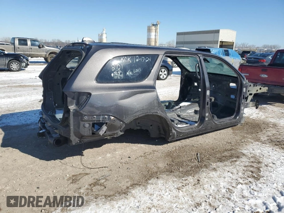 2021 Dodge Durango SRT Hellcat with VIN 1C4SDJH96MC682201, listed as a Copart auction lot 86160994 with Not provided miles and Non repairable. Bid and sale history available at DreamBid. Image 3.
