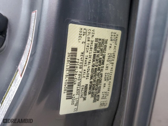 2008 Nissan Versa 1.8 SL with VIN 3N1BC13E78L406081, listed as a Copart auction lot 85780874 with 157,618 mi miles and Salvage Title. Bid and sale history available at carsss.com. Image 15.
