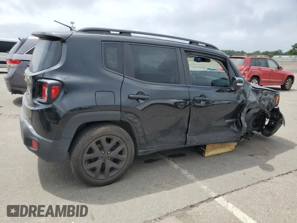 2017 Jeep Renegade Latitude with VIN ZACCJBBB9HPF31577, listed as a Copart auction lot 63588385 with 116,983 mi miles and Salvage title. Bid and sale history available at DreamBid. Image 3.