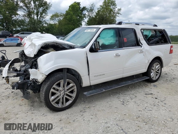 2016 Ford Expedition EL Platinum with VIN 1FMJK1MT4GEF10644, listed as a Copart auction lot 66174944 with 173,691 mi miles and Non Repairable. Bid and sale history available at carsss.com. Image 1.