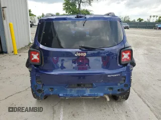 2017 Jeep Renegade Sport z VIN ZACCJAABXHPE66802, wystawiony jako Copart lot #60054025 z przebiegiem 70 039 mil mil oraz Szkoda całkowita • Salvage title. Historia ofert i sprzedaży dostępna na DreamBid. Obrazek 6.