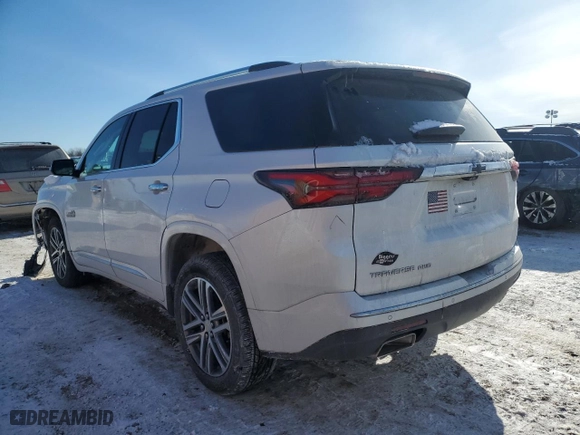 2023 Chevrolet Traverse High Country with VIN 1GNEVNKW7PJ319431, listed as a Copart auction lot 42181505 with 0 mi miles and Salvage Title. Bid and sale history available at carsss.com. Image 2.