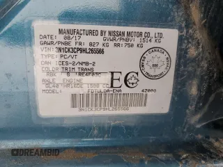 2017 Nissan Micra S z VIN 3N1CK3CP9HL265566, wystawiony jako Copart lot #86695364 z przebiegiem 40 078 mil mil oraz Tytuł czysty. Historia ofert i sprzedaży dostępna na DreamBid. Obrazek 13.