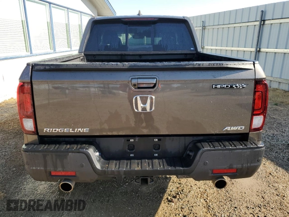 2022 Honda Ridgeline RTL-E with VIN 5FPYK3F79NB037874, listed as a Copart auction lot 65616285 with 39,856 mi miles and Clean title. Bid and sale history available at DreamBid. Image 6.