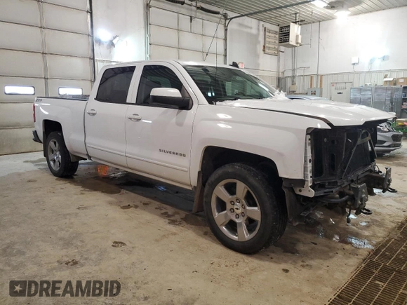 2018 Chevrolet Silverado 1500 LT with VIN 1GCUKREC8JF200108, listed as a Copart auction lot 44582405 with 126,169 mi miles and Salvage Title. Bid and sale history available at DreamBid. Image 4.