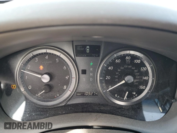 2007 Lexus ES 350 with VIN JTHBJ46G572073489, listed as a Copart auction lot 49692615 with 109,274 mi miles and Salvage Title. Bid and sale history available at carsss.com. Image 9.