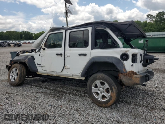 2023 Jeep Wrangler Willys with VIN 1C4HJXDN6PW529670, listed as a Copart auction lot 59550535 with 48,670 mi miles and Salvage title. Bid and sale history available at DreamBid. Image 2.
