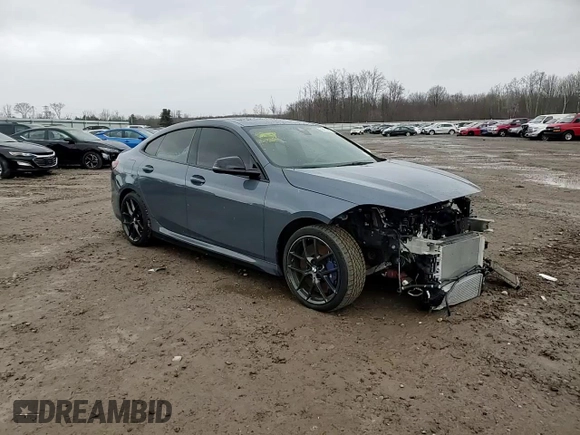 2020 BMW 2 Series M235i xDrive with VIN WBA13AL0XL7F49715, listed as a Copart auction lot 50495625 with 63,709 mi miles and Salvage Title. Bid and sale history available at DreamBid. Image 10.